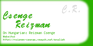 csenge reizman business card